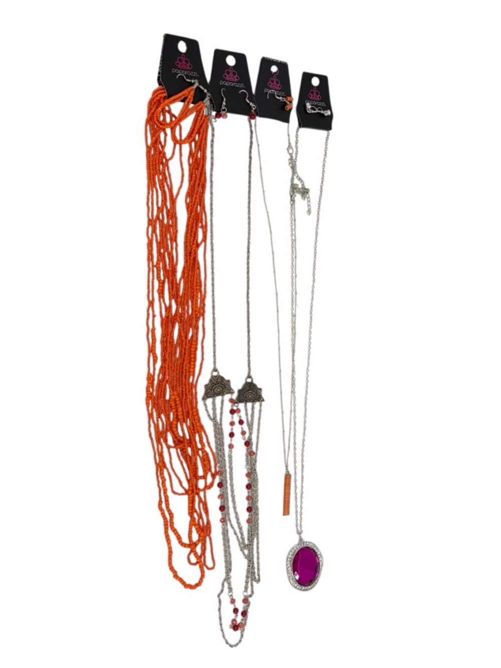 Paparazzi Necklace Bundle Set of 4